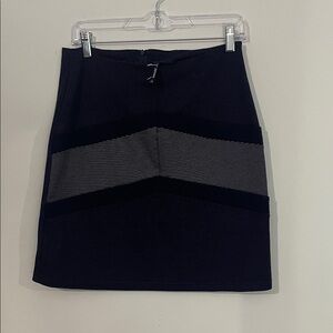 Stylish Women's Black and Gray Pencil Skirt